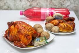Combo Pollo y Medio Asado + Gaseosa 1LT