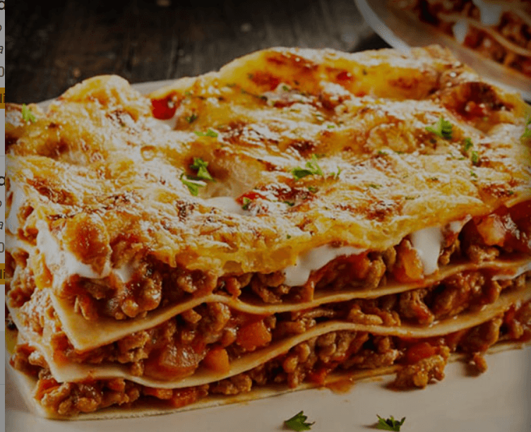 Lasaña Especial