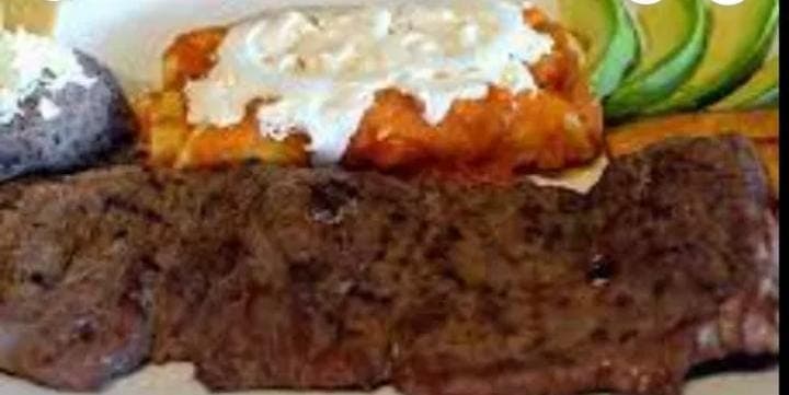 Carne con Enchiladas