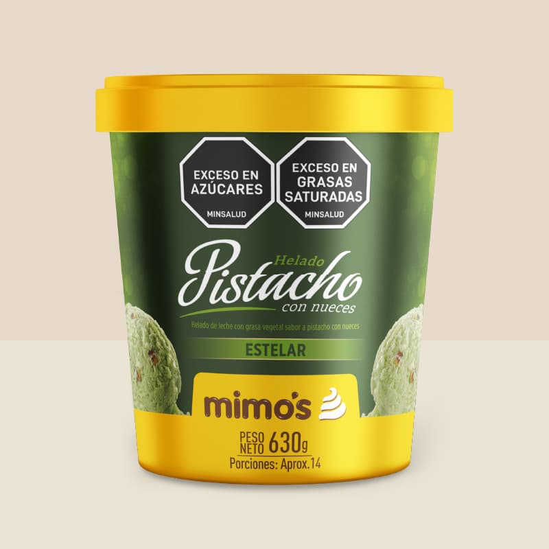 Litro Helado Estelar Pistacho