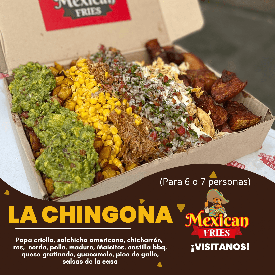 Salchipapa La Chingona para 6 a 7 Personas