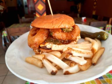 HAMBURGUESA LA SANTABARBY