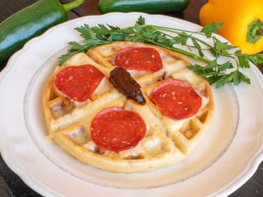 Crazy Pizza Waffle