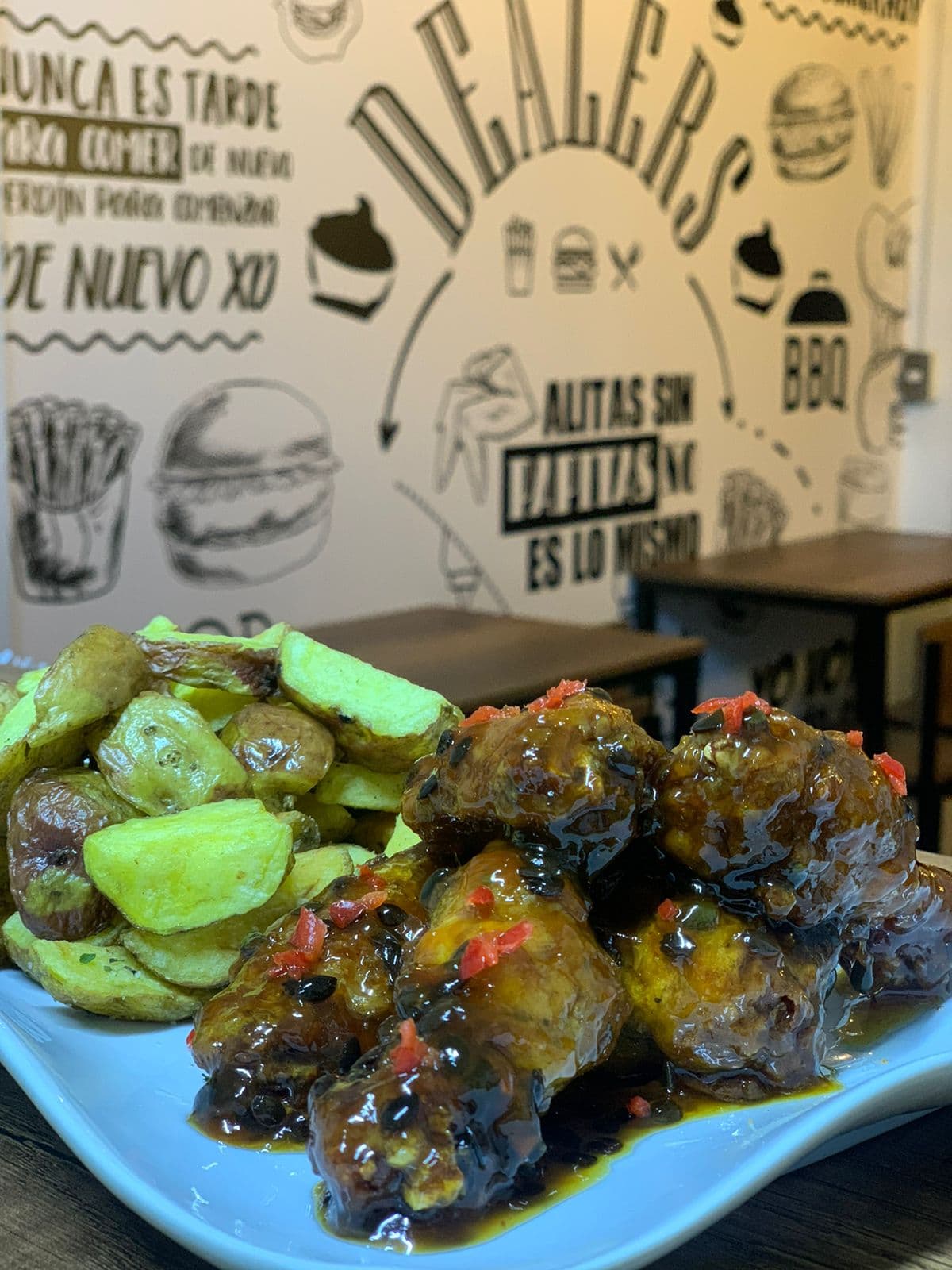 Alitas Maracuyá Hot 5 uds
