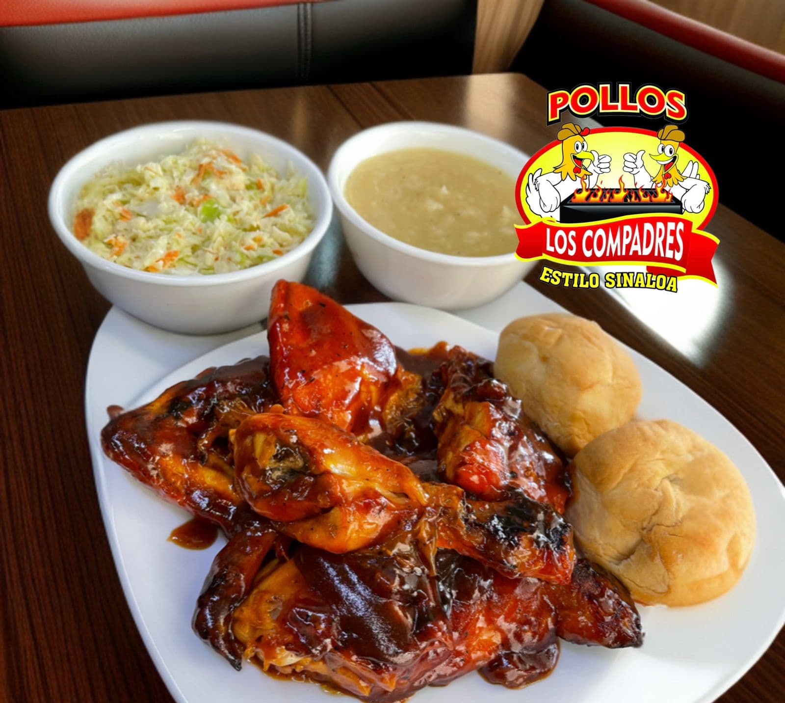 1/2 Pollo en Salsa Barbecue
