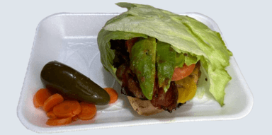 Hamburguesa Keto de Pollo