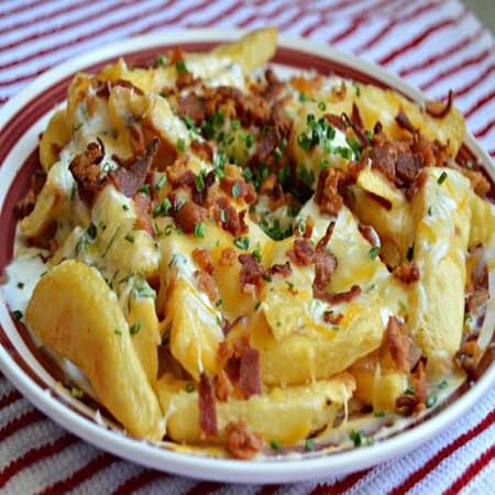Papas con Tocino