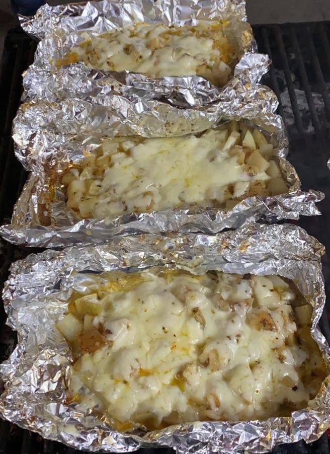 Papa al Carbón de Chorizo
