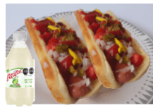 2 Hot Dogs + 1 Refresco a elegir
