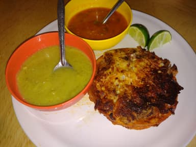Taco planchado de barbacoa