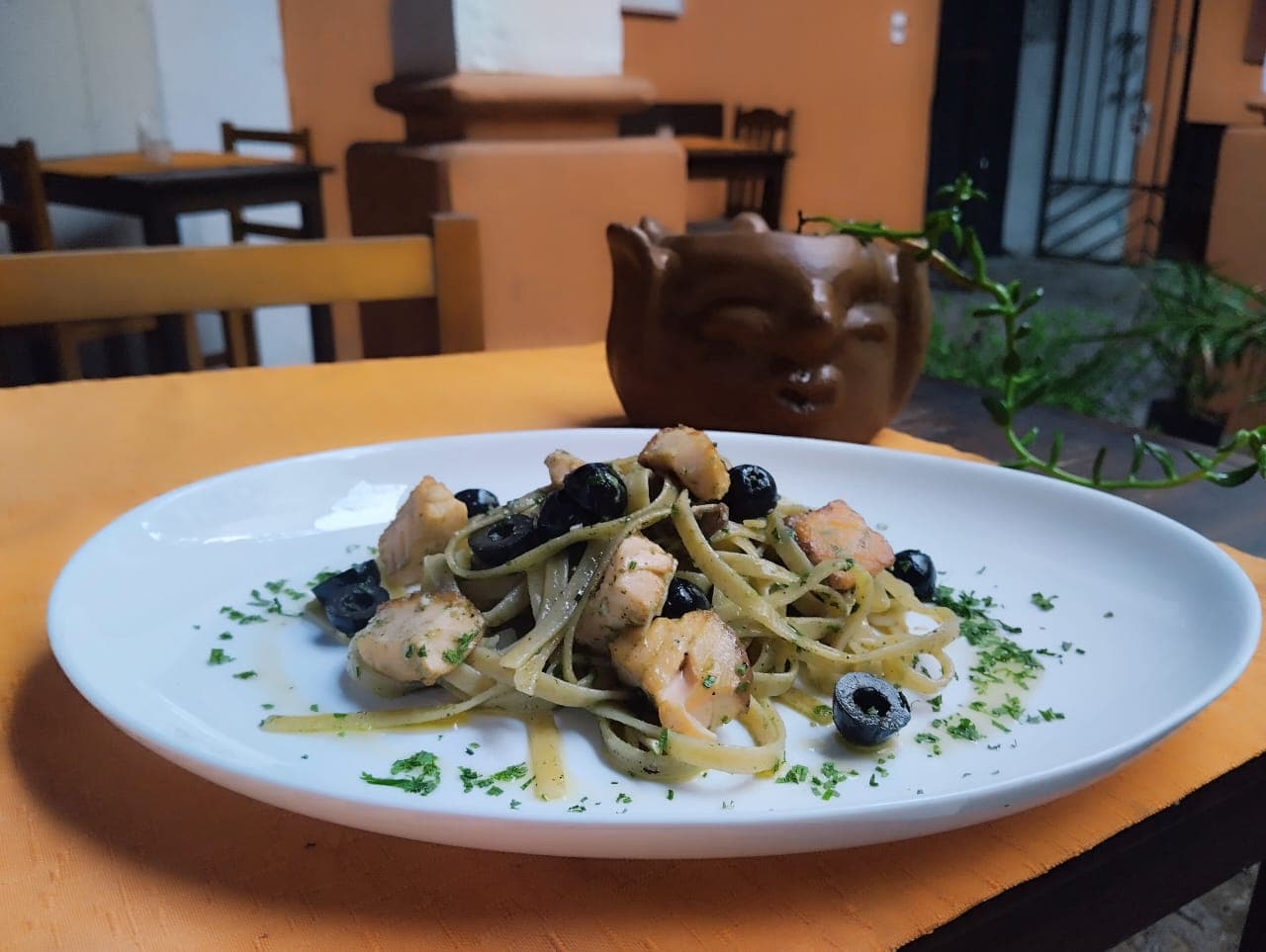 Fettuccine al Salmón