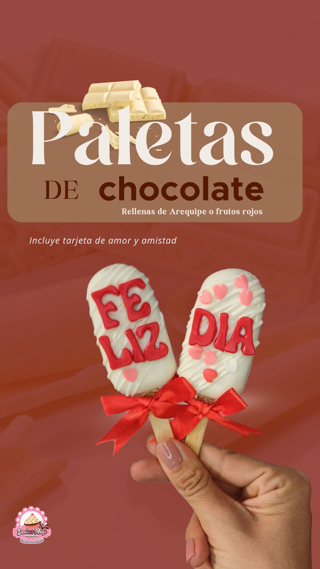 2 Paletas de Chocolate (Edicion Especial)