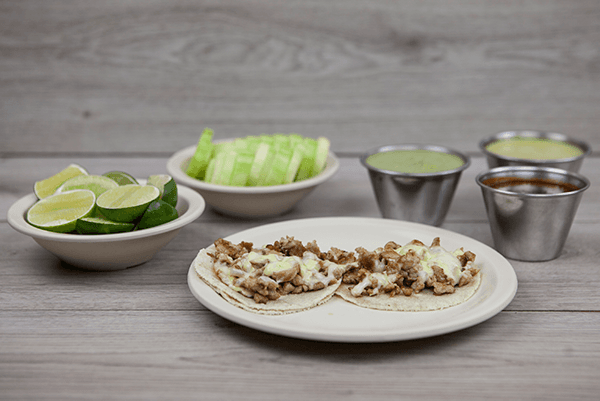 Taco de Chuleta con Queso
