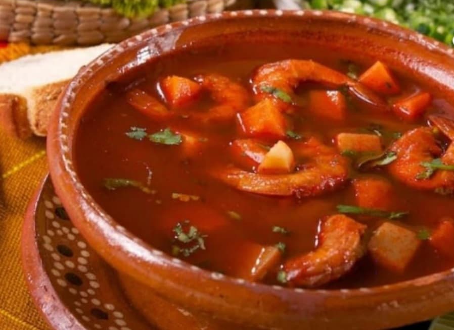 Caldo de camarón