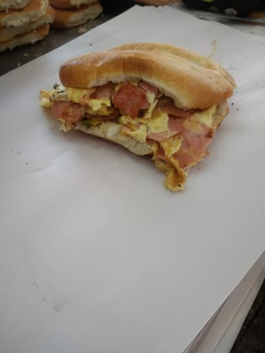 Jamón con huevo