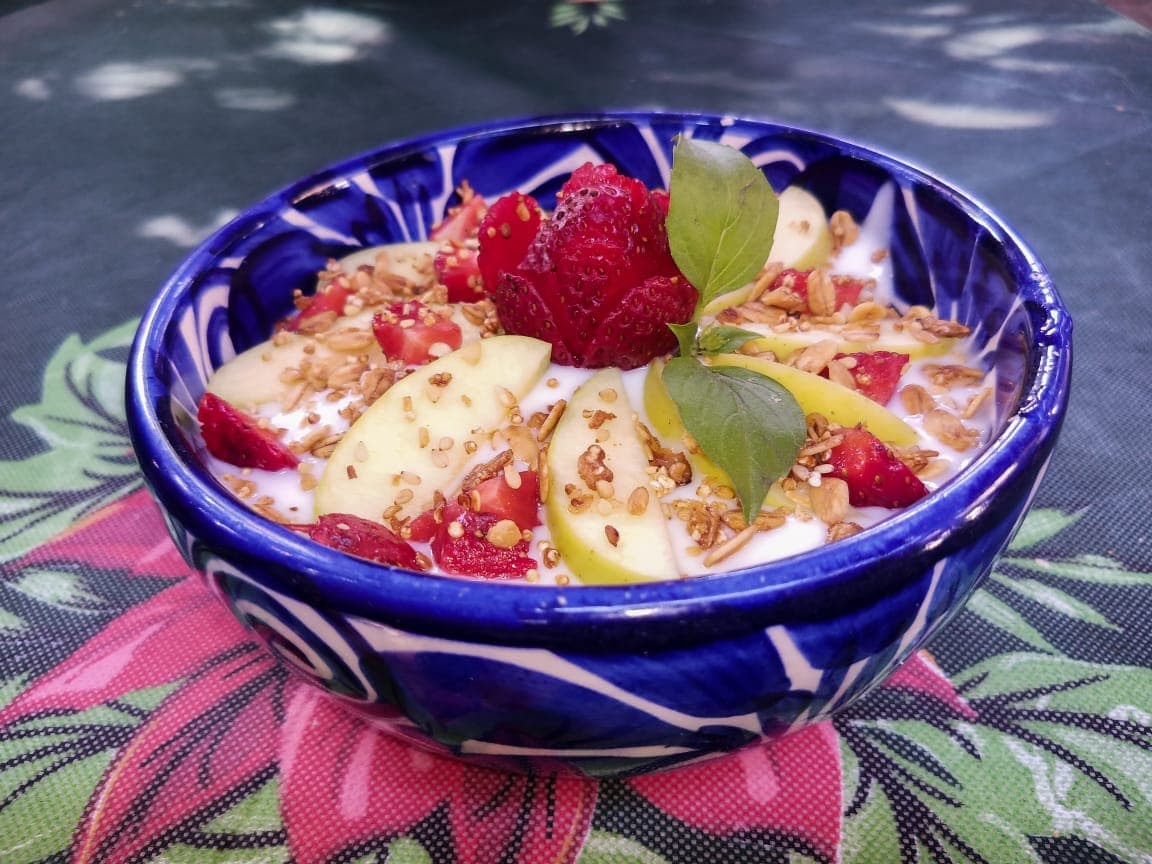 Yogurt con fruta