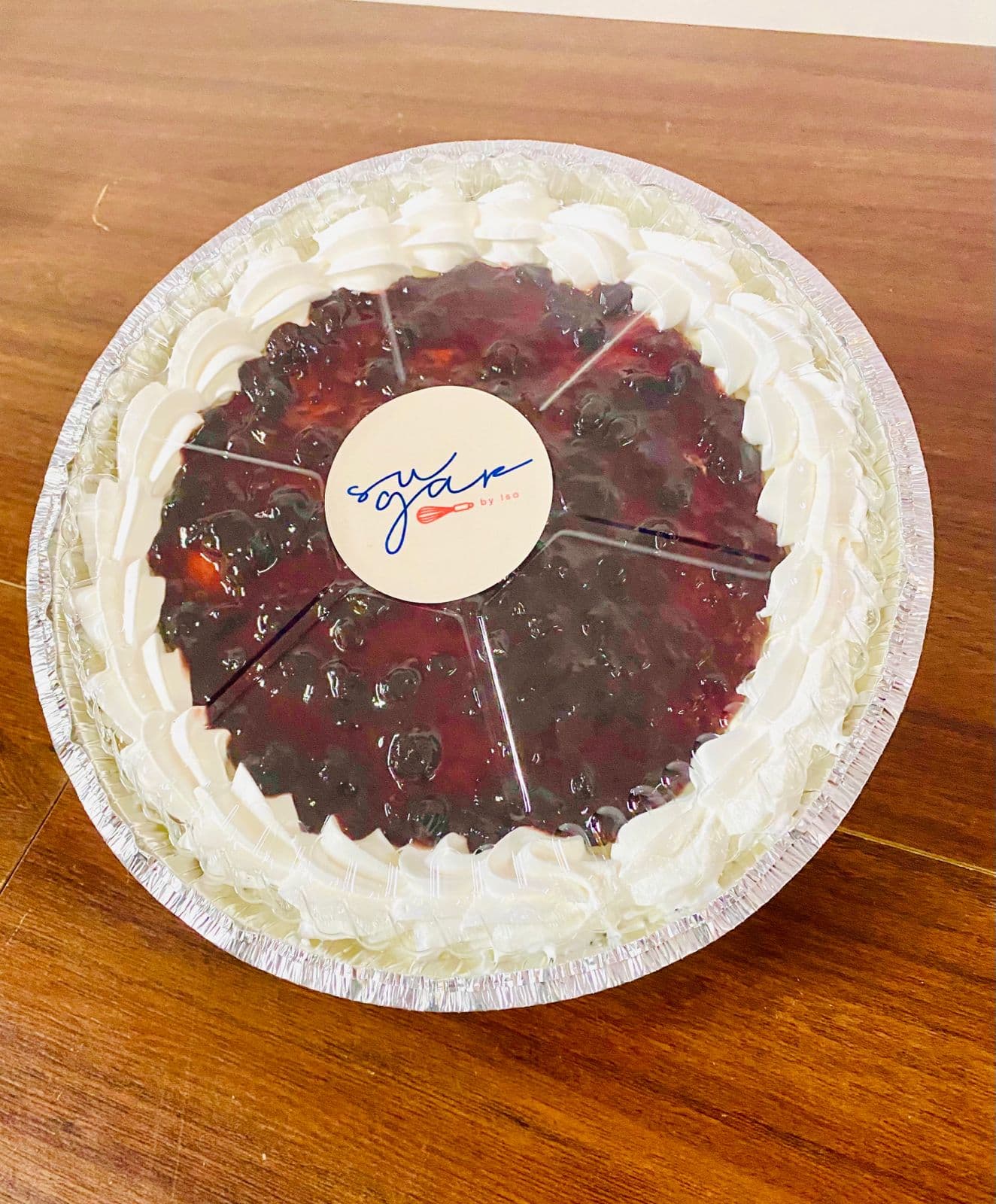 Torta Chesscake de Sauco