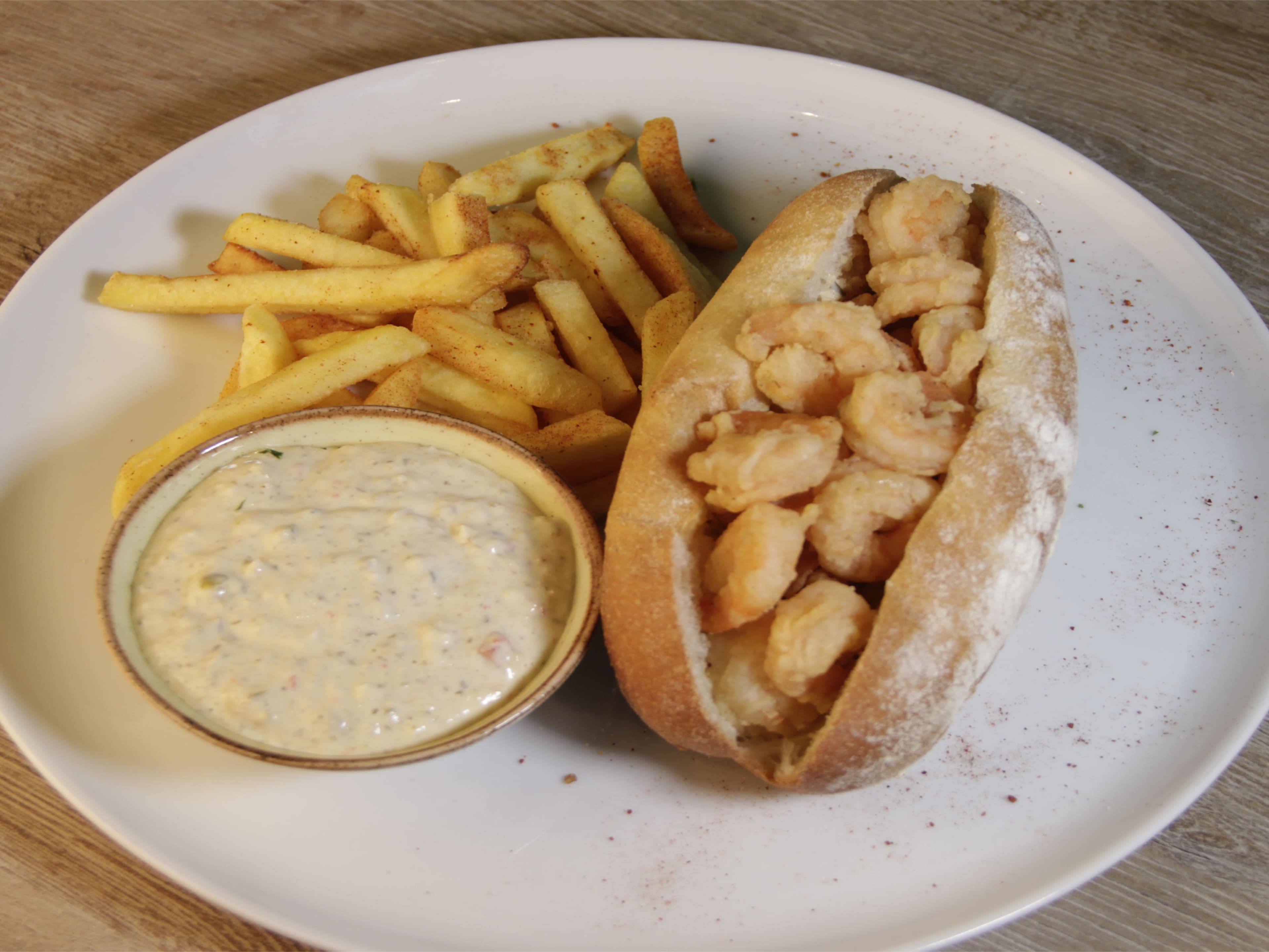Sándwich de Camarones