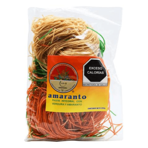 Pasta Integral con Verdura y Amaranto Fideo 200 g
