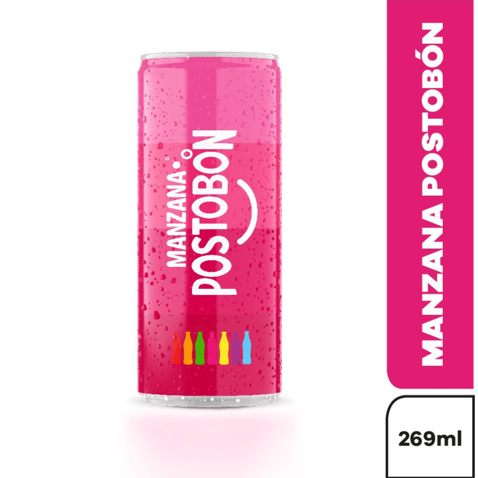 Gaseosa Manzana POSTOBÓN Lata 269 Ml