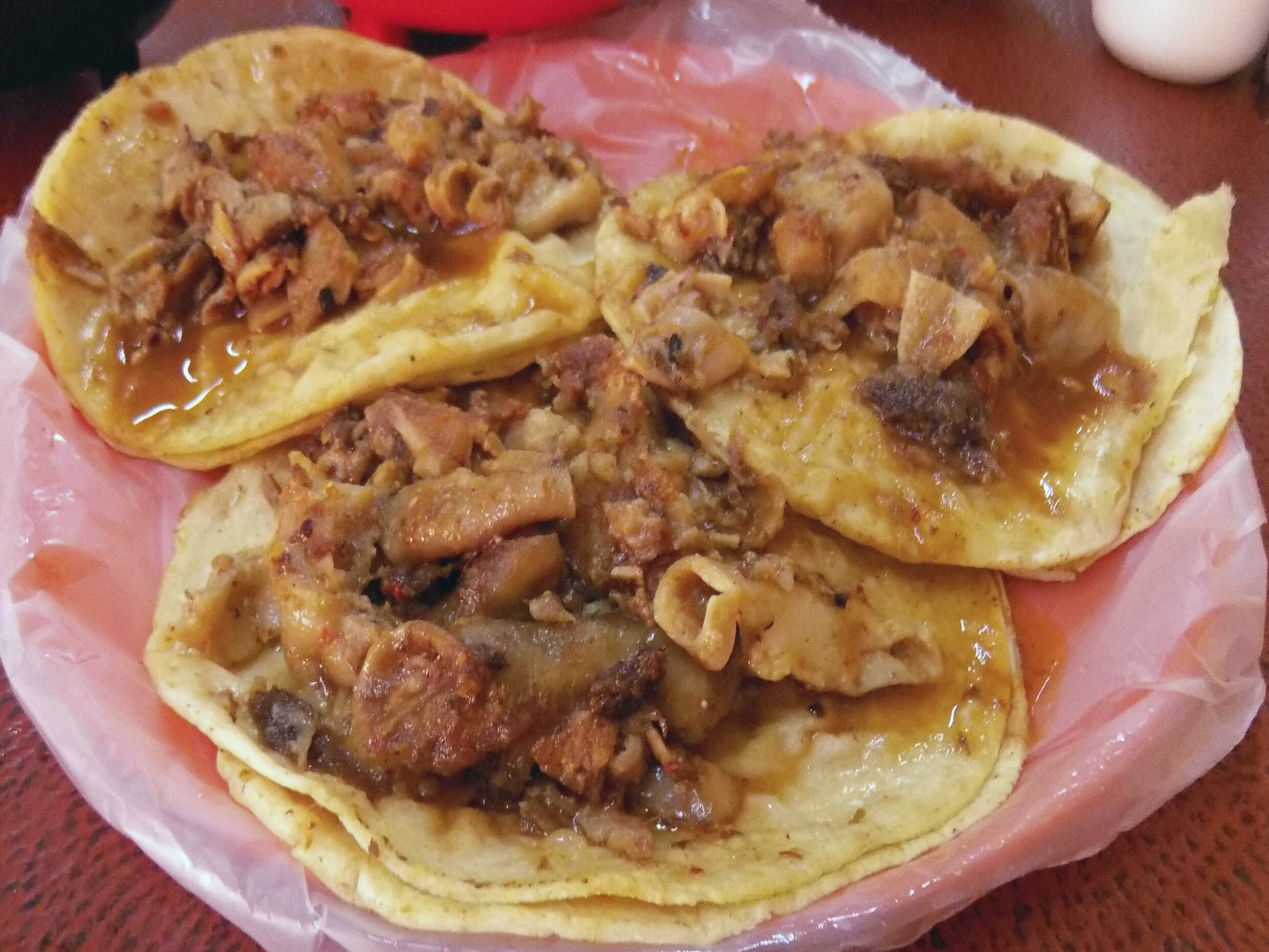 Taco Blando de Tripas Blandas de Res