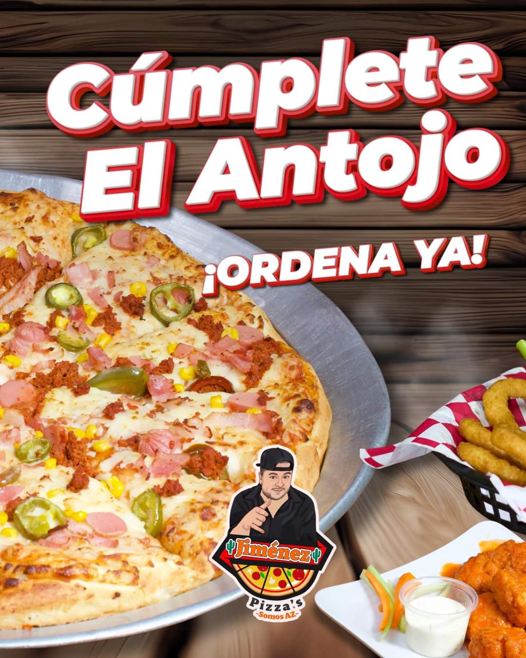 Pizza Familiar 2 Ingredientes