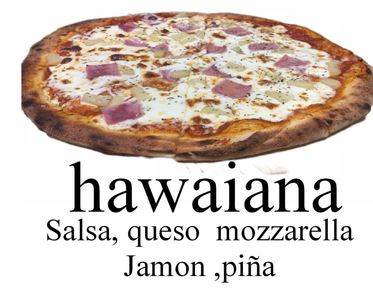 Pizza Hawaiiana Grande 10 Rebanadas