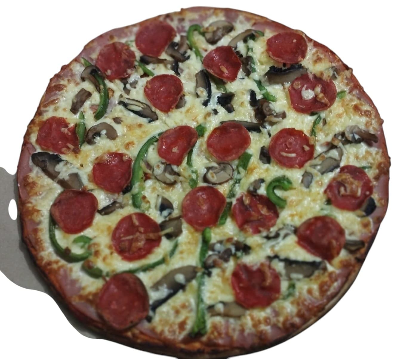 Pizza 3 Ingredientes + Pan con Ajo