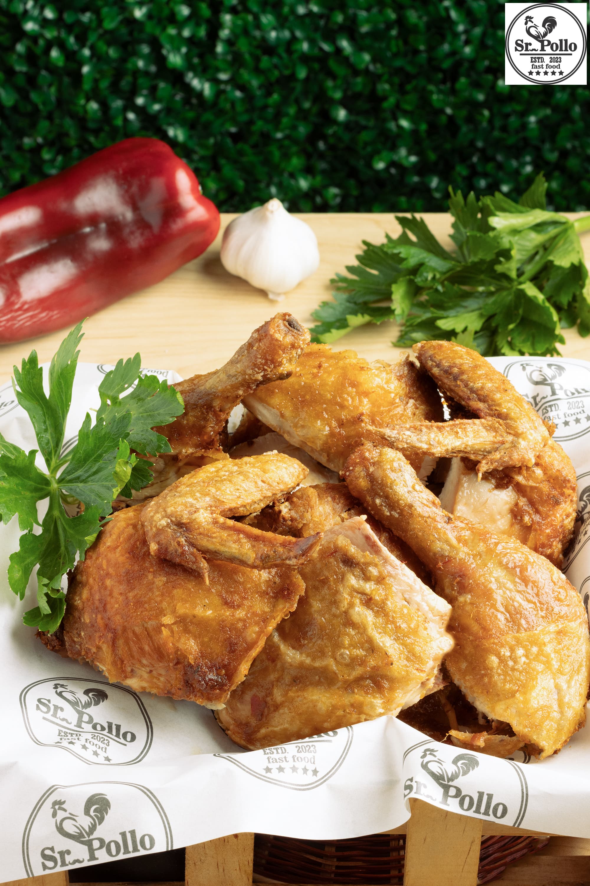 Medio Pollo Frito
