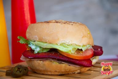 Hamburguesa Con Salchicha