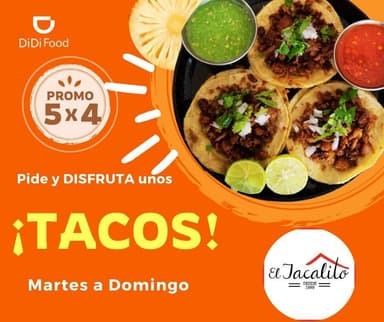 Combo Tacos 5 X 4