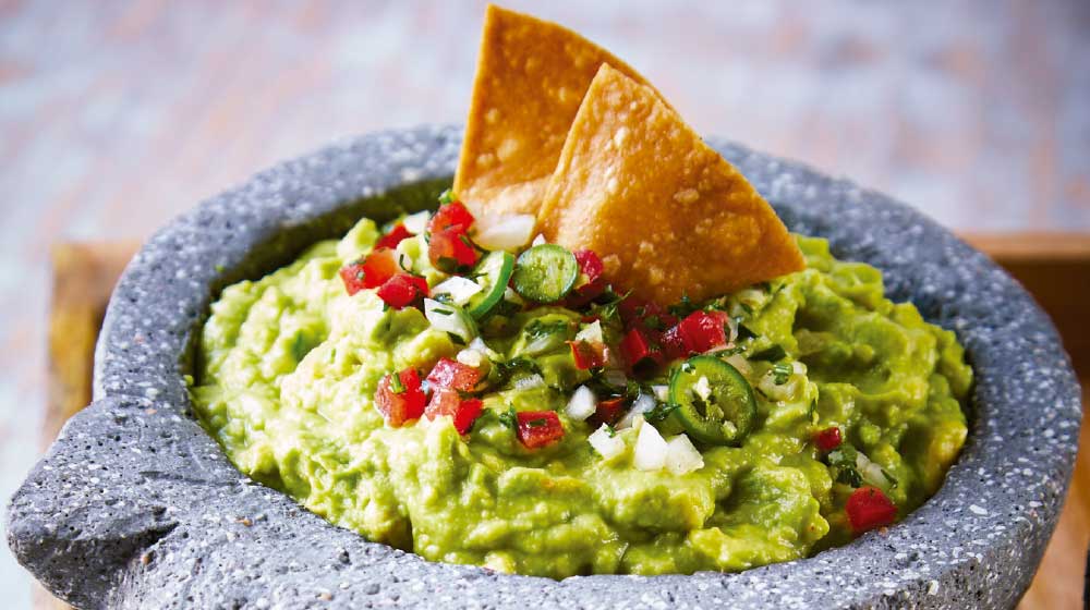 Orden de Guacamole con Totopos