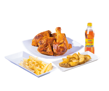 Combo Medio Pollo Asado