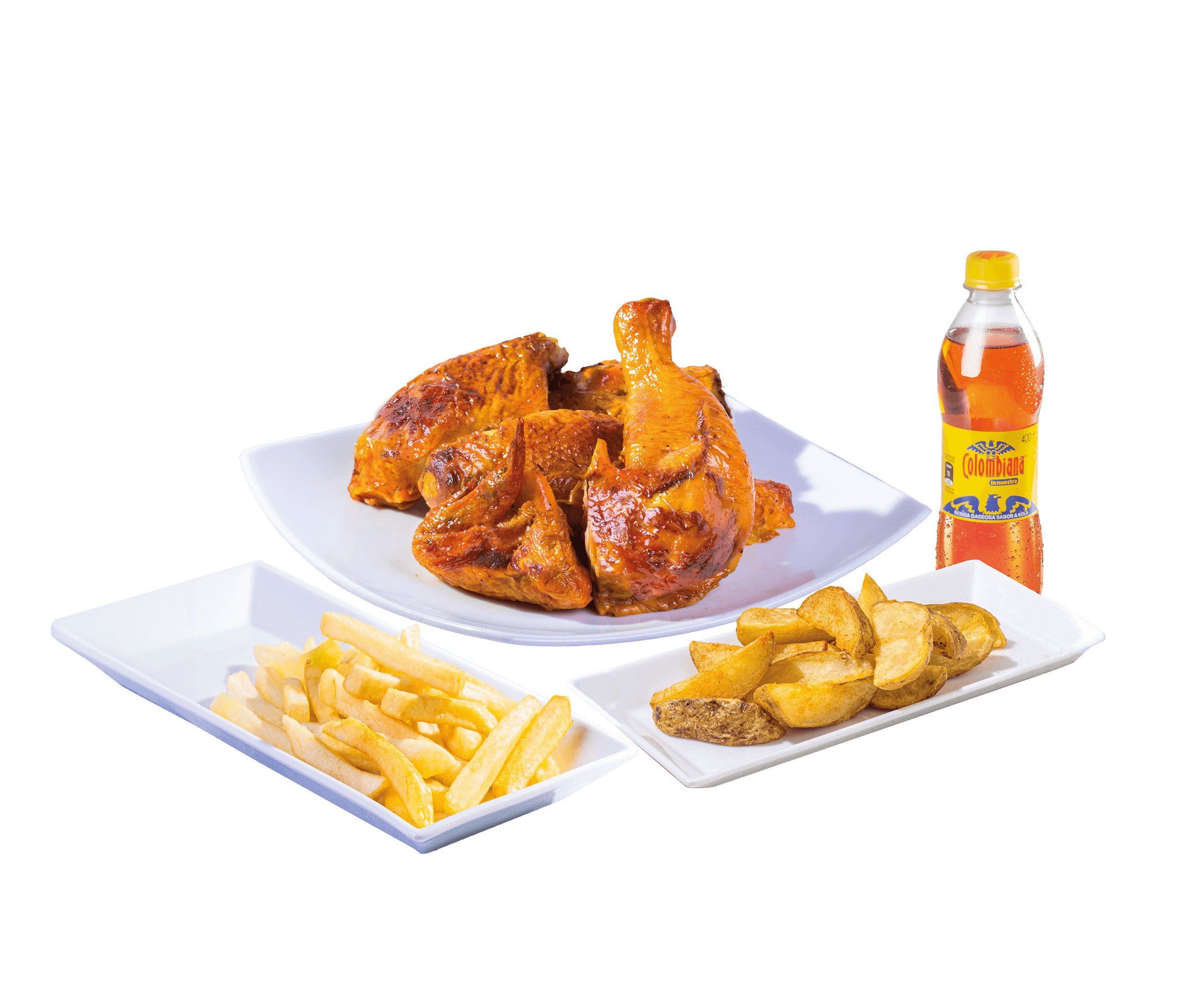 Combo Medio Pollo Asado