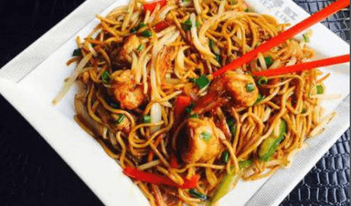 Chop Suey Seco con Camarones  虾炒面