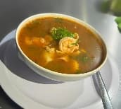 Caldo de camarón grande