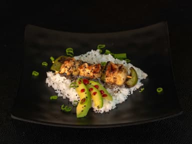 Yakitori de camaron