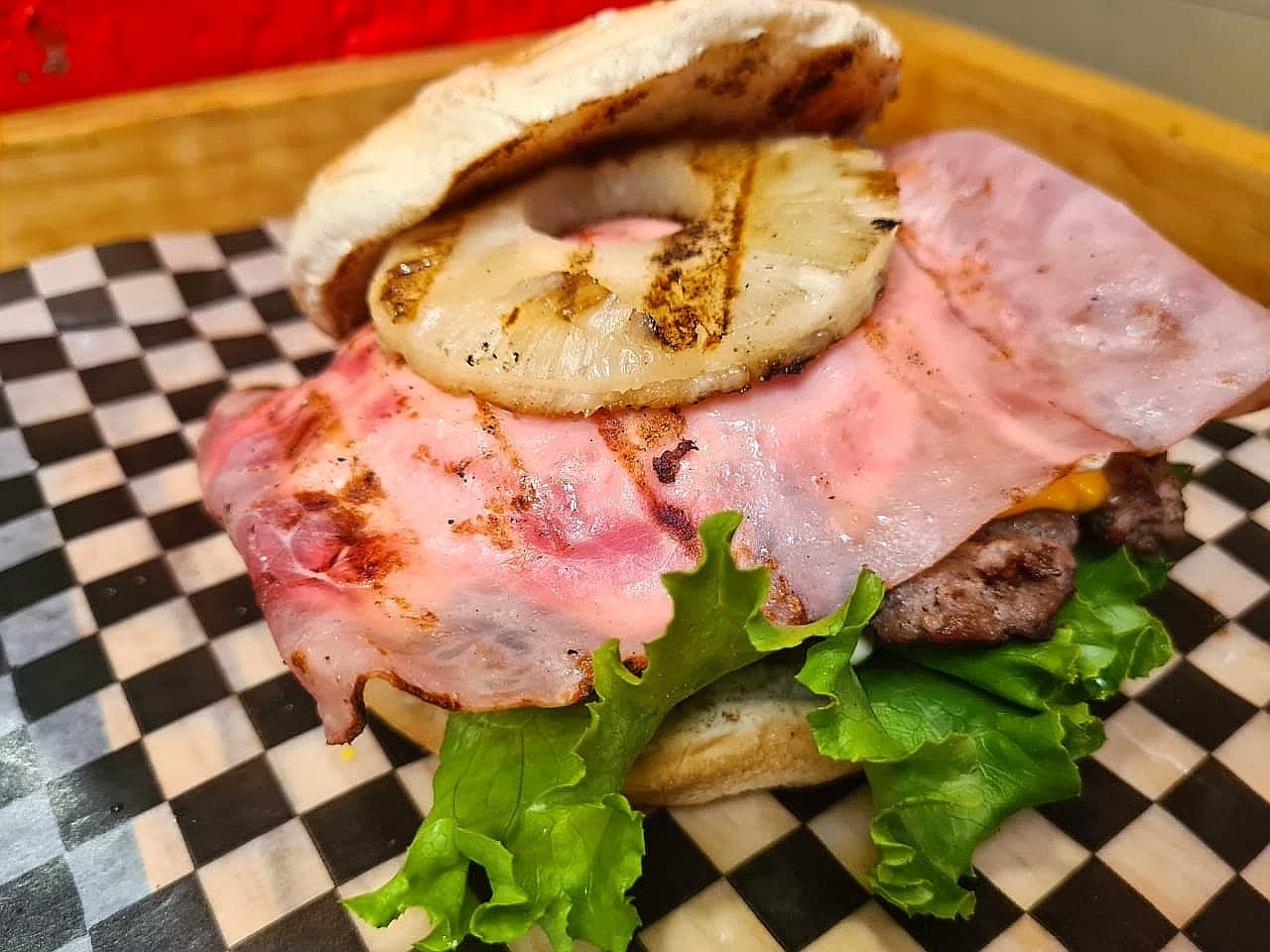Combo Hamburguesa Hawaiana