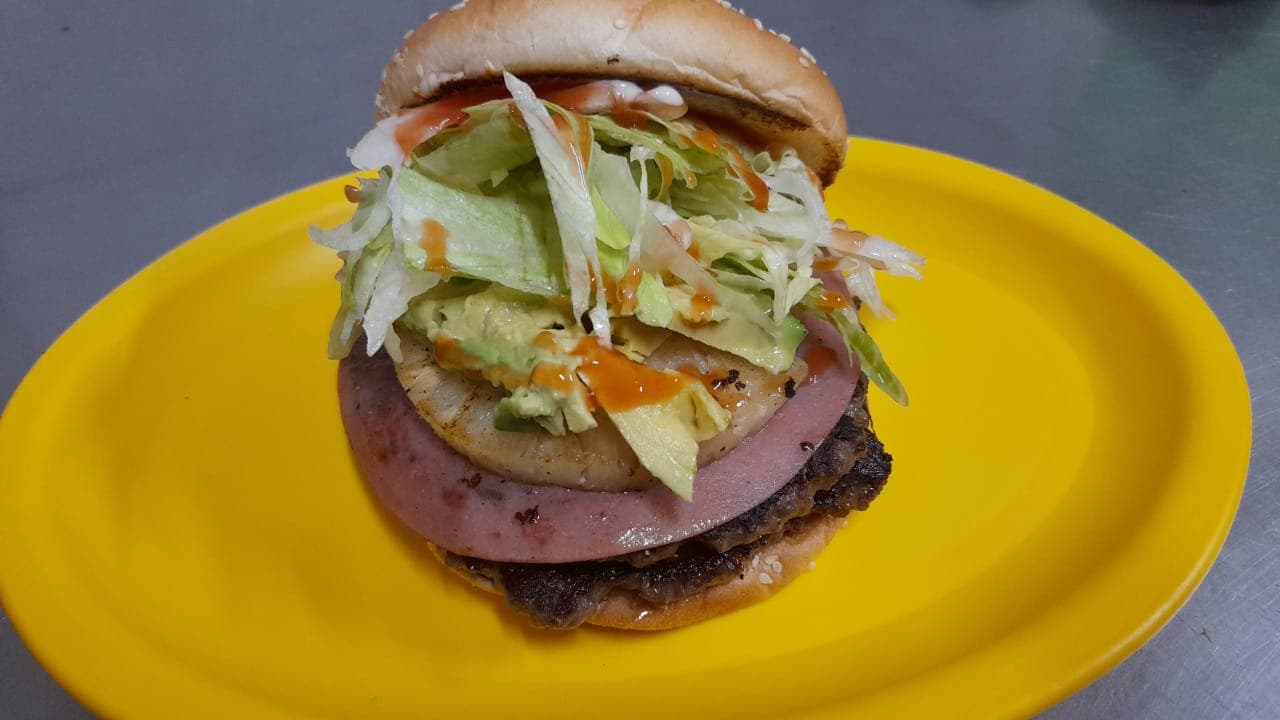 Hamburguesa Doble Hawai