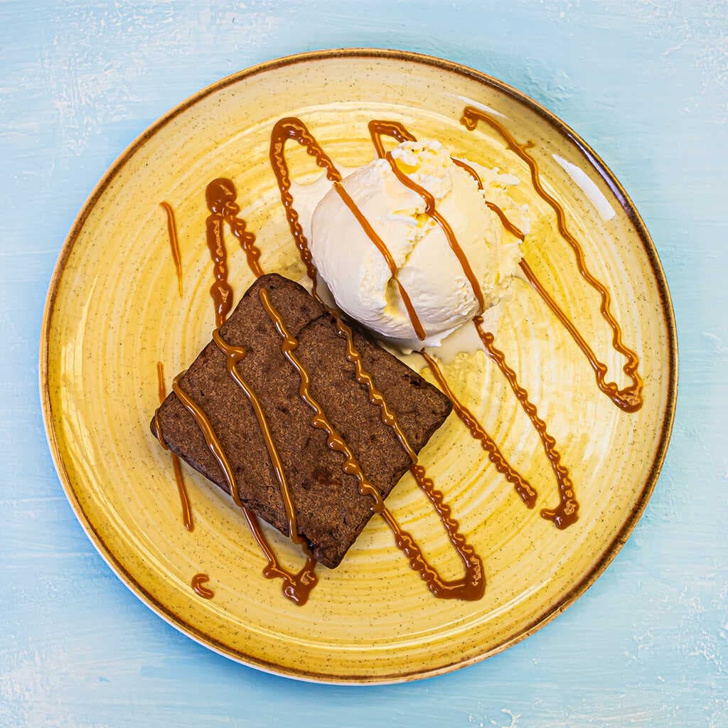 Brownie con Helado