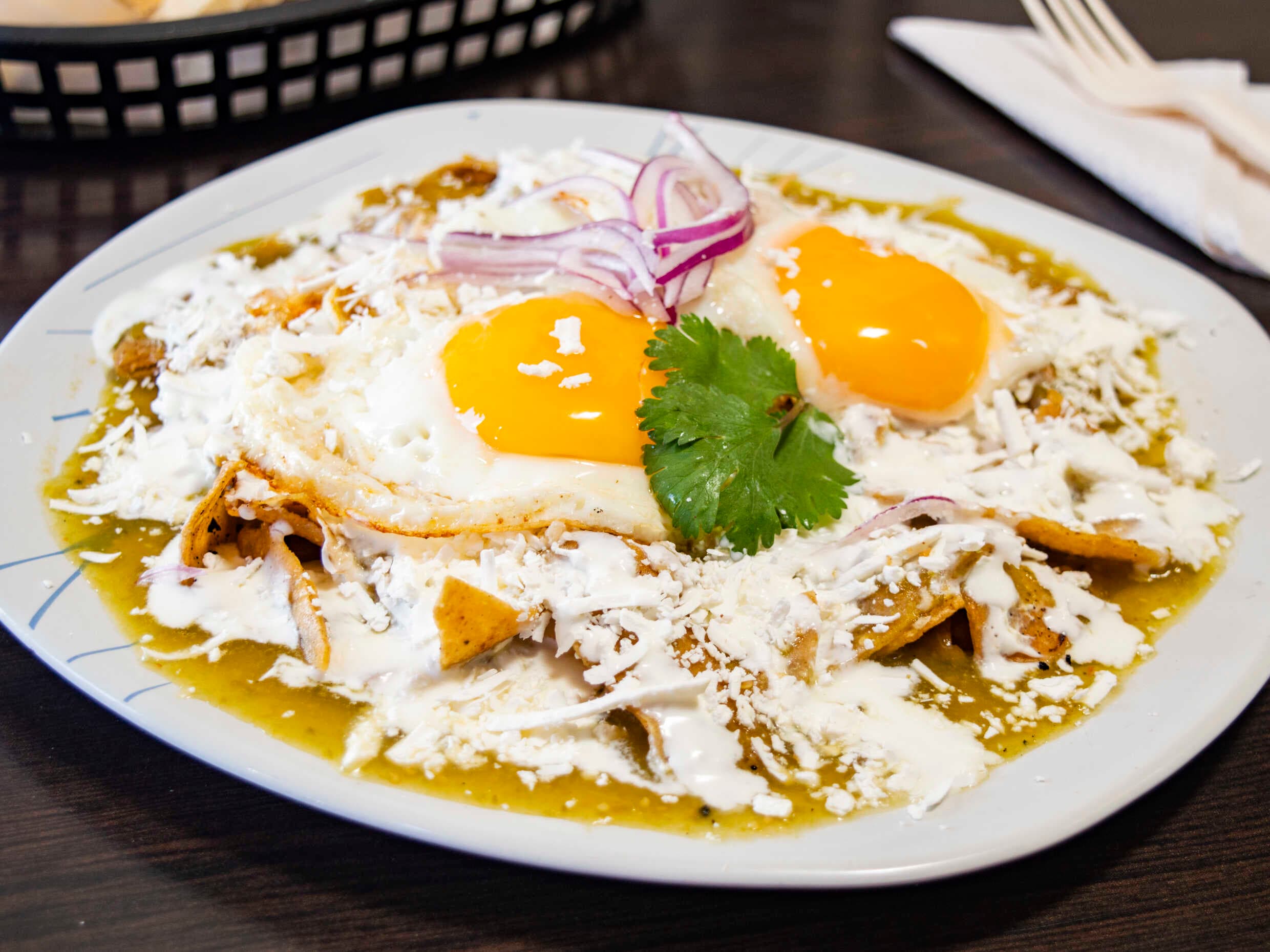 Combo Chilaquiles Verdes Individual