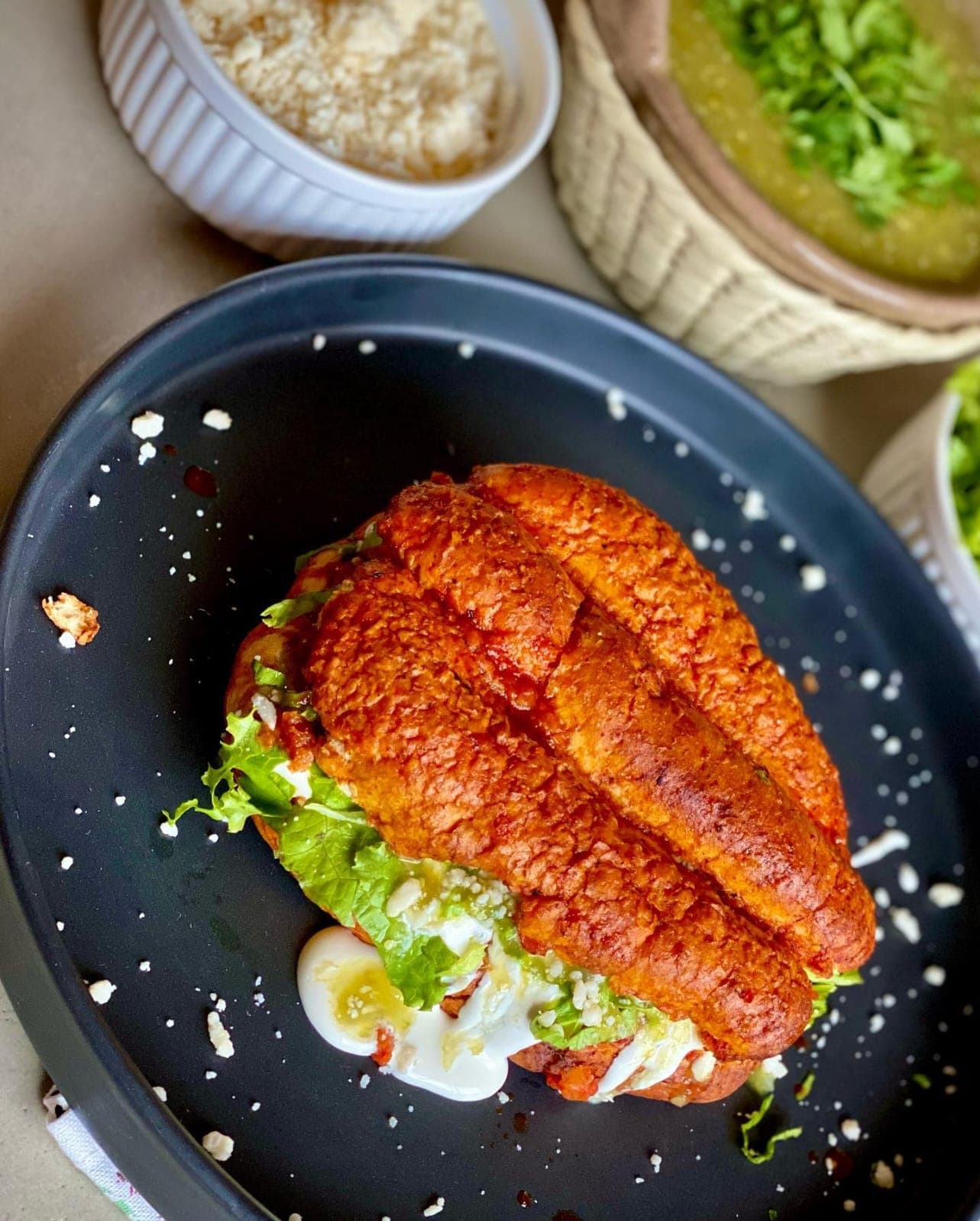 Pambazo de Suadero