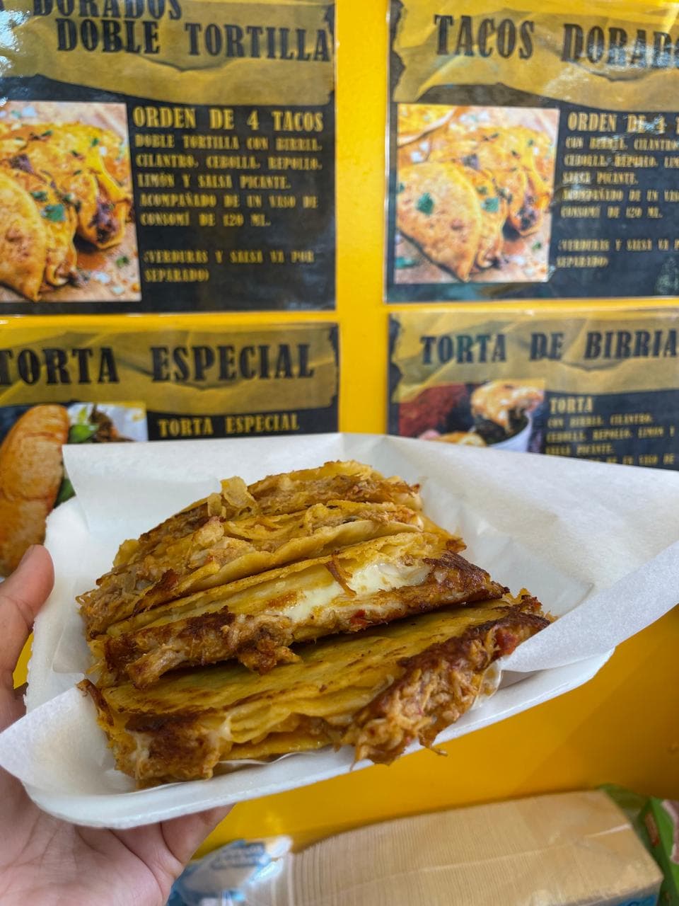 Quesabirria de Maíz Doble Tortilla