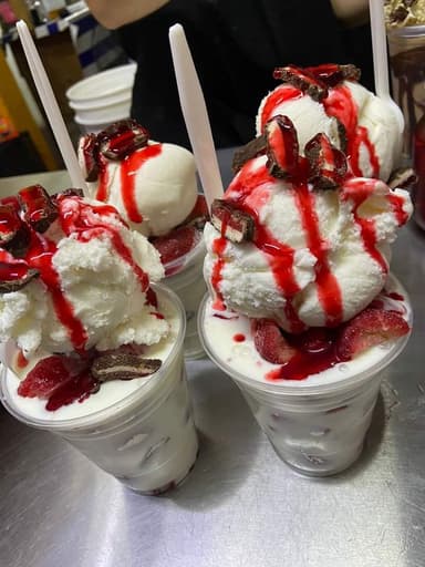 Fresas con crema y bubulubu