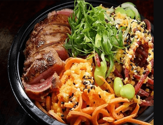 Donburi de Salmon