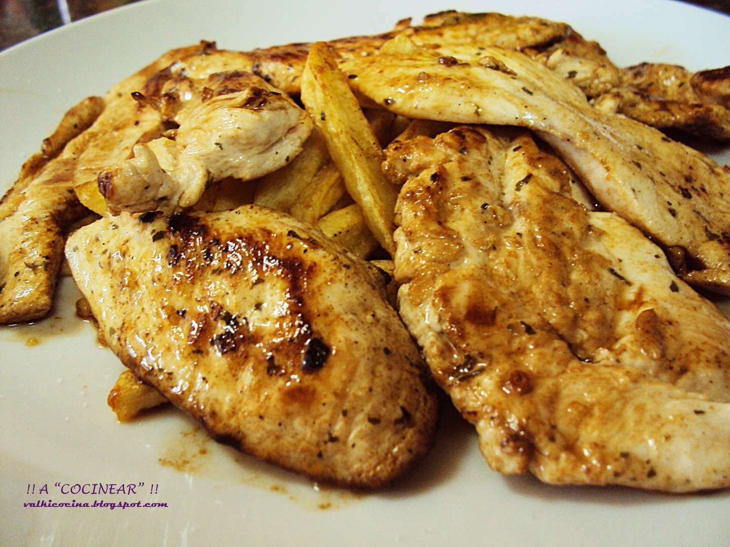 Pollo con Tausí a la Plancha