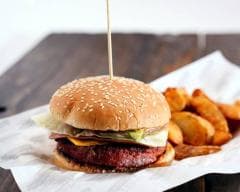 Hamburguesa con Todo de Pollo