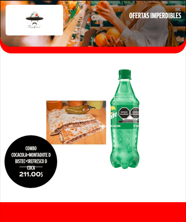 Combo-Coca, Montadote Gigante + Coca
