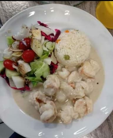 Camarones en Salsa de Ostión