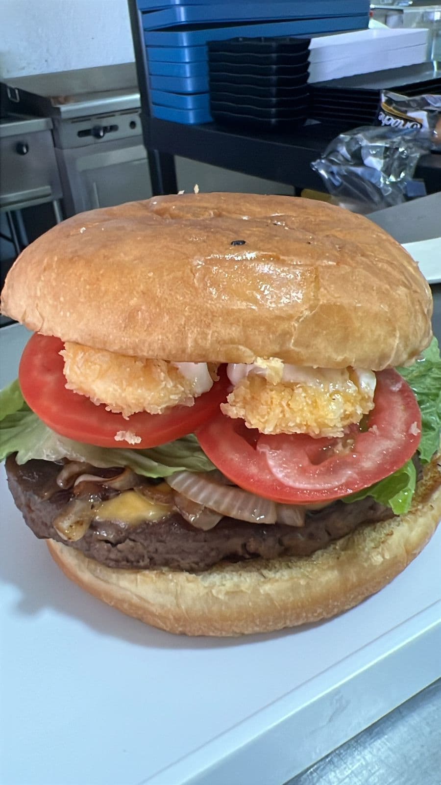 Hamburguesa Mar y Tierra